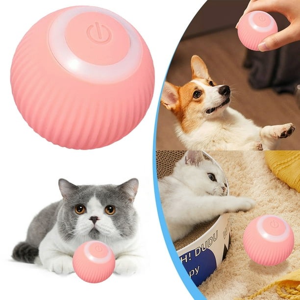 Pelota Interactiva Automática para Gatos (Pack x2)