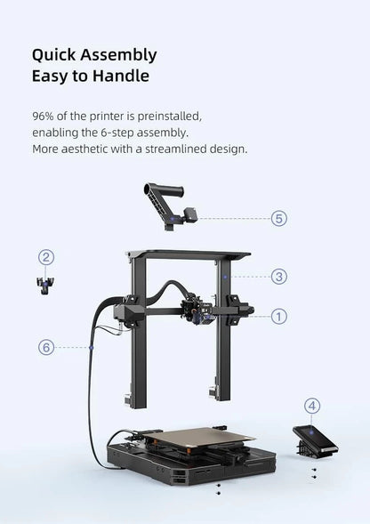 Impresora 3D Creality Ender 3 S1 Pro, 220×220×270 mm, Impresora 3D con Hotend de 300°C